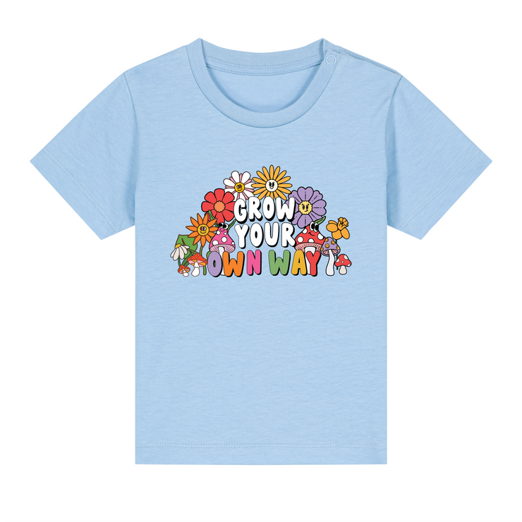 Grow your own way kids organic t-shirt