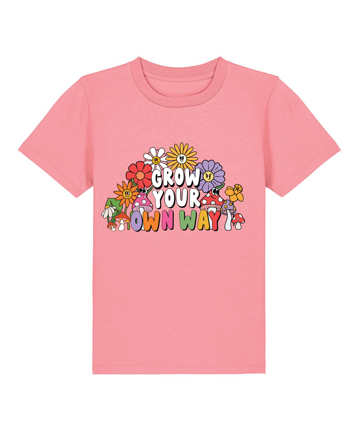 Grow your own way kids organic t-shirt