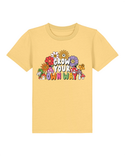 Grow your own way kids organic t-shirt
