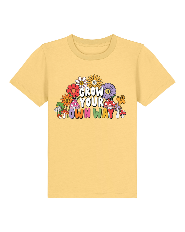 Grow your own way kids organic t-shirt