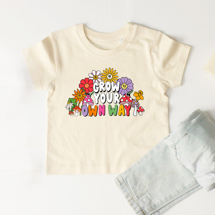 Grow your own way kids organic t-shirt