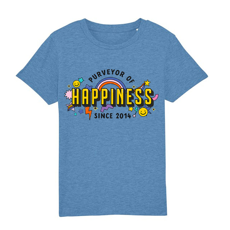 Purveyor of Happiness kids organic t-shirt