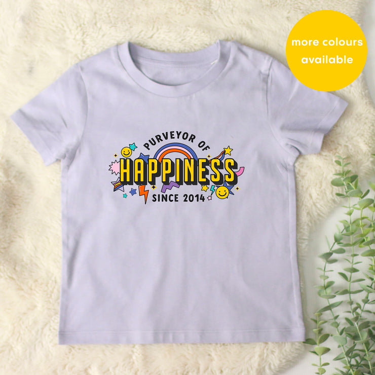 Purveyor of Happiness kids organic t-shirt