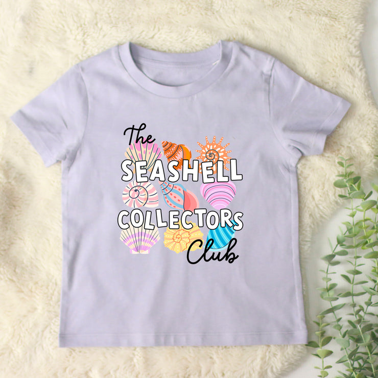 Seashell Collectors Club kids organic t-shirt