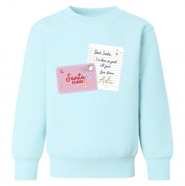 Personalised letter Sweatshirt (kids & adults)