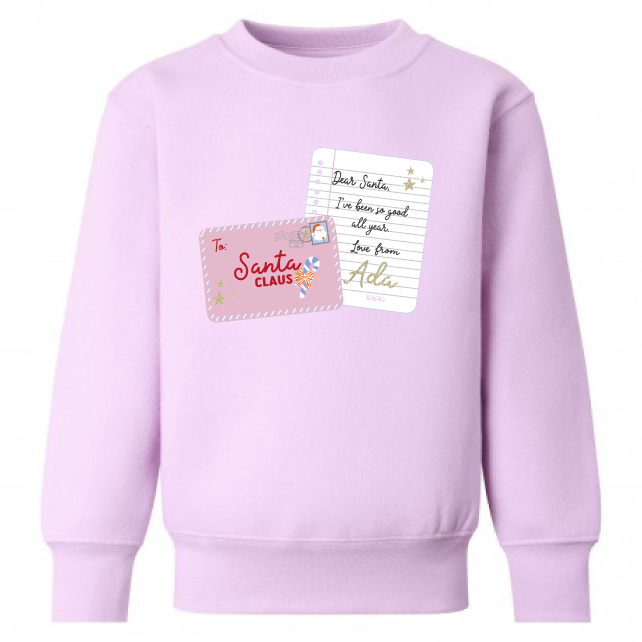 Personalised letter Sweatshirt (kids & adults)