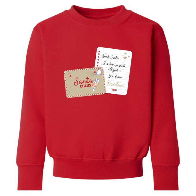Personalised letter Sweatshirt (kids & adults)