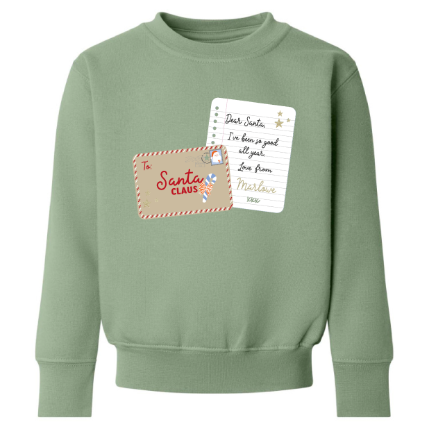 Personalised letter Sweatshirt (kids & adults)
