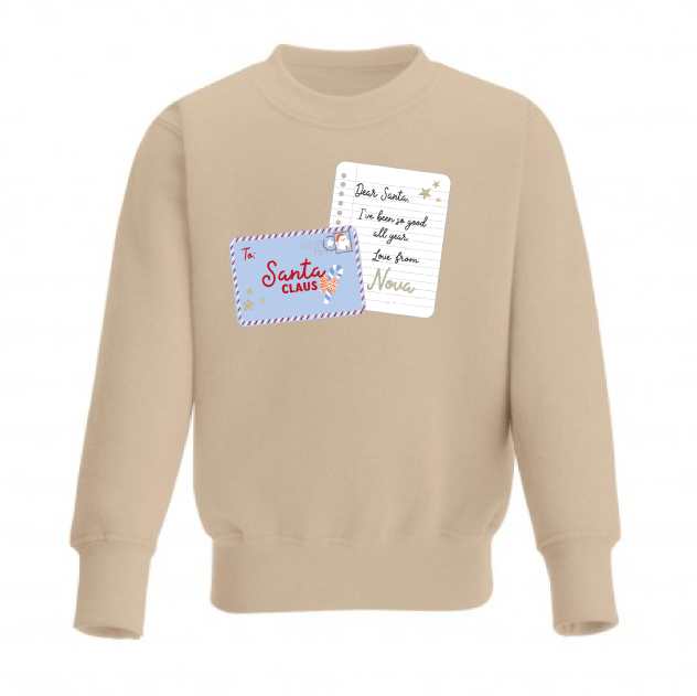 Personalised letter Sweatshirt (kids & adults)