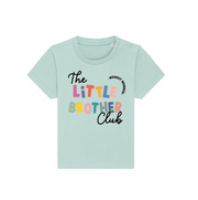 Big/ little sibling club organic kids tee