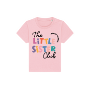 Big/ little sibling club organic kids tee