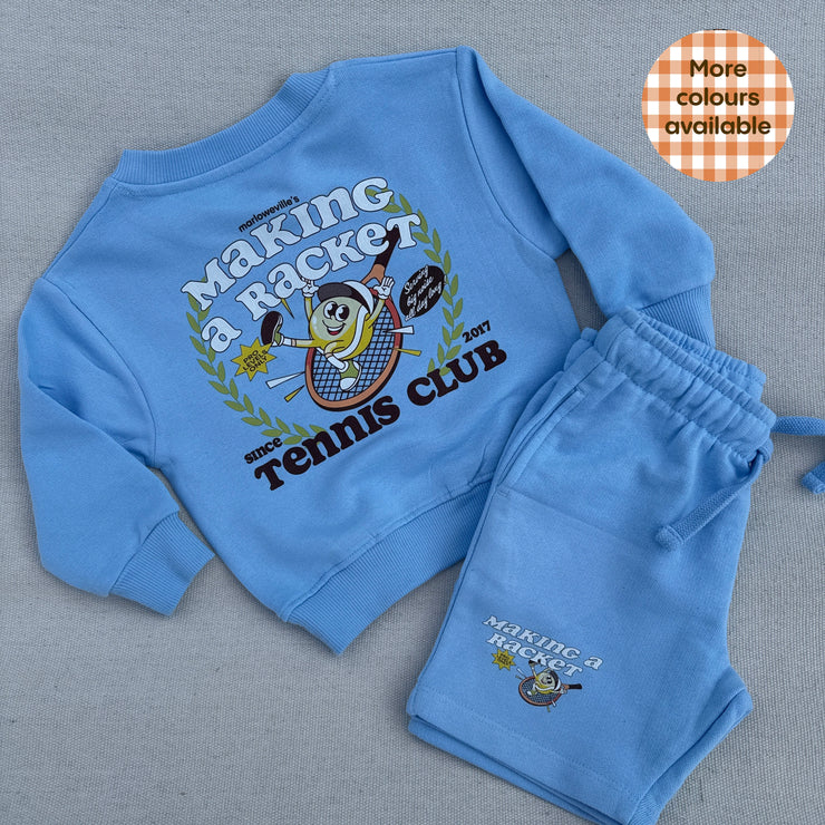 Making a racket Summer Sweater & Shorts set