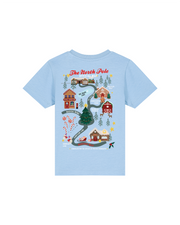Greetings from north pole (adult & Kids) organic t-shirt