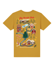 Greetings from north pole (adult & Kids) organic t-shirt