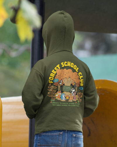 Forest School club KIDS hoodie zip & pullover