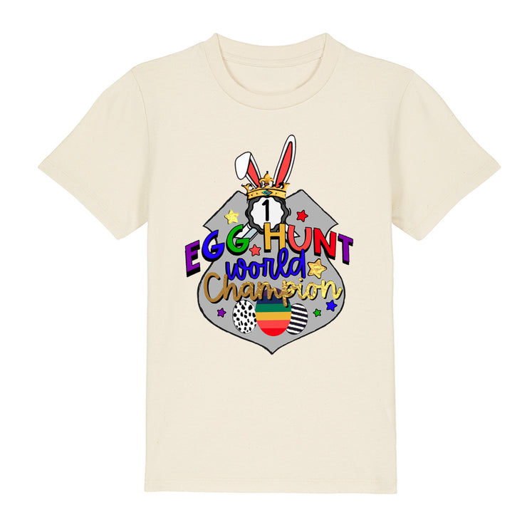Egg Hunt Champion - organic easter t-shirt (adults and kids)