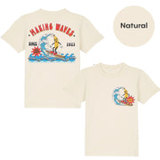Making Waves - organic/Stripe t-shirt (adults and kids)
