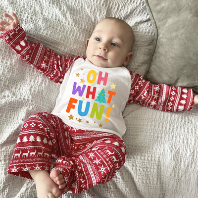 Oh What Fun! Christmas Kids Pyjamas