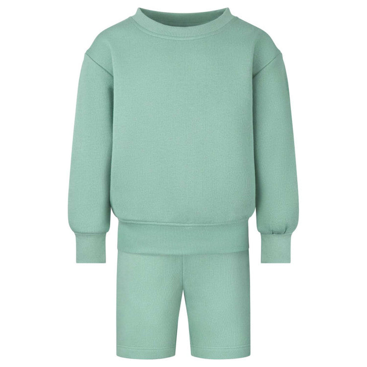 ALL DESIGNS British summer sweater & shorts set