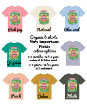 Very Important Pickle organic kids tee