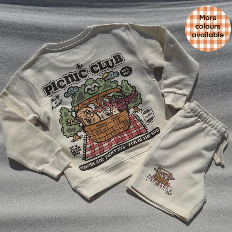 The Picnic Club British Summer Sweater & Shorts set