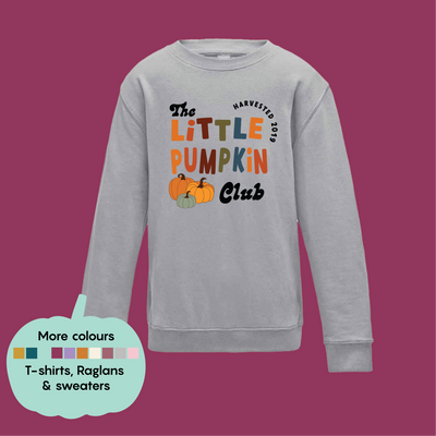 Pumpkin club T-shirt/ Raglan/ Sweater Kids and adults