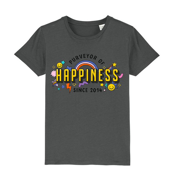 Purveyor of Happiness kids organic t-shirt