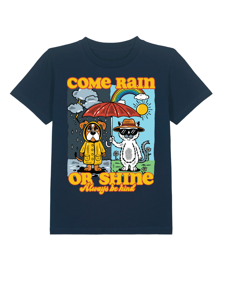 Come rain or shine adults t-shirt
