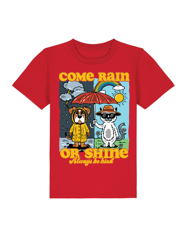 Come rain or shine adults t-shirt