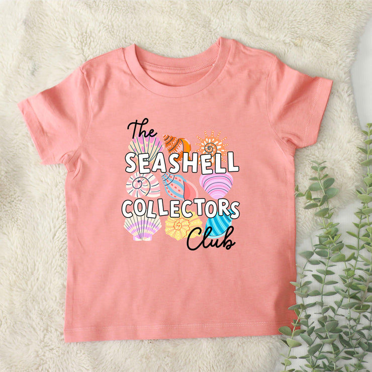 Seashell Collectors Club kids organic t-shirt