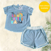 Sandcastle Club Striped Summer Set