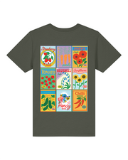 Sow much to love seed packet organic tee adults & kids