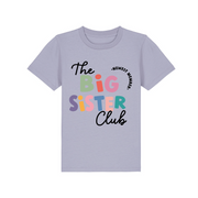 Big/ little sibling club organic kids tee