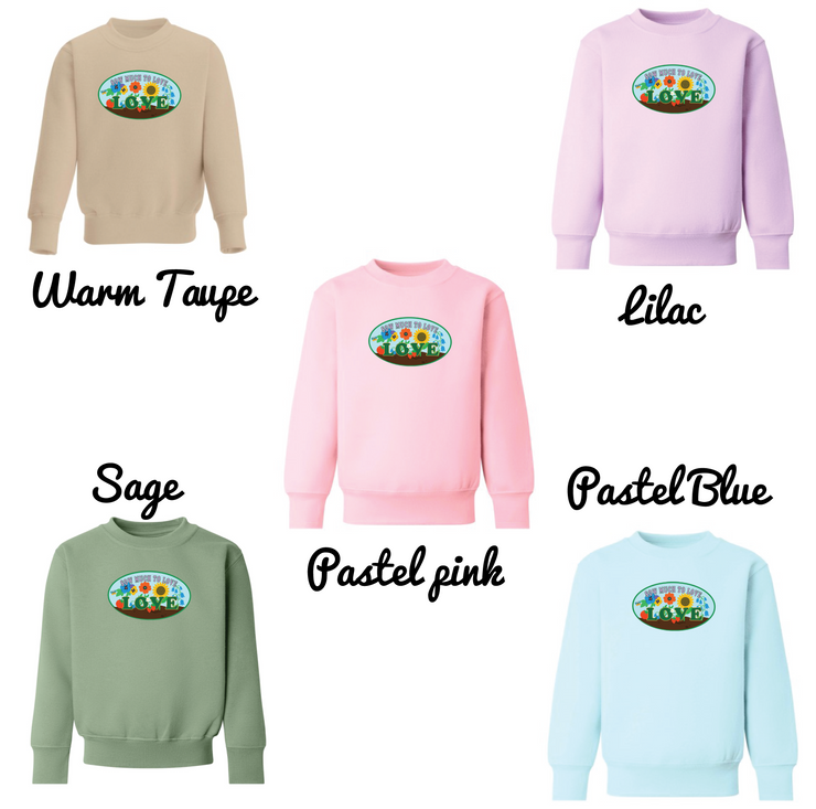 Sow much to love seed packet (adult and kids) sweatshirt
