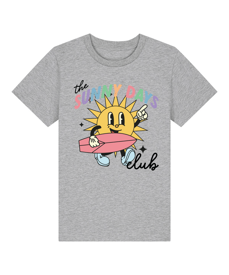 Sunny Days Club kids organic t-shirt