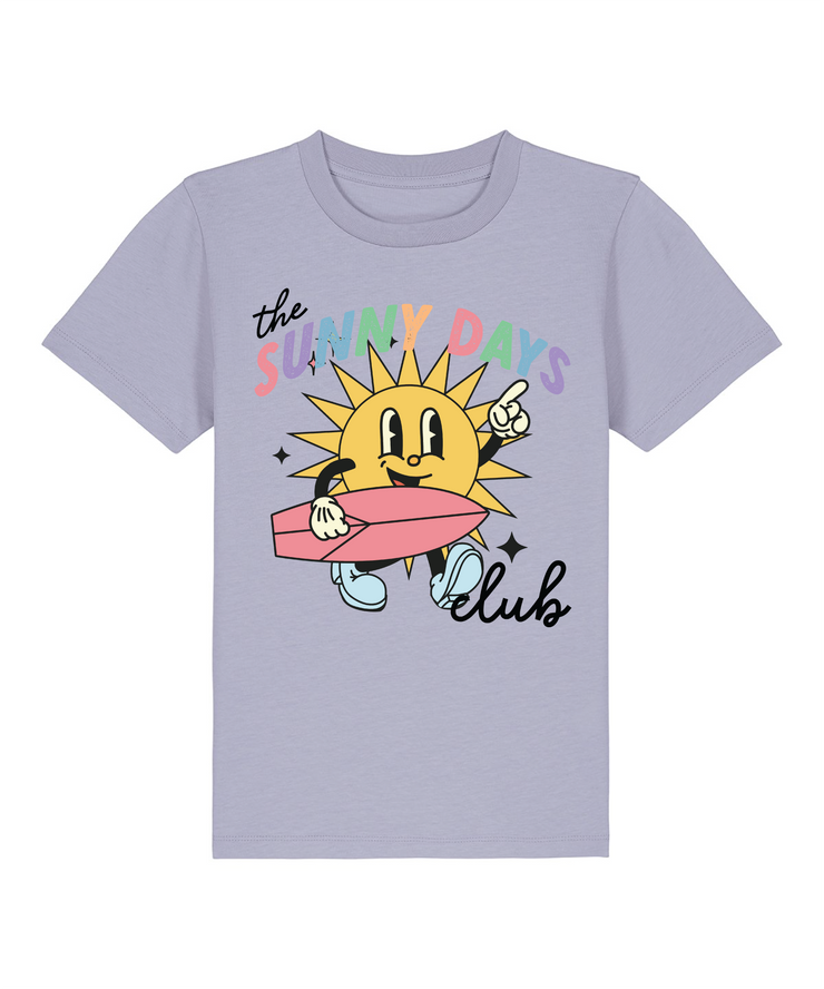 Sunny Days Club kids organic t-shirt