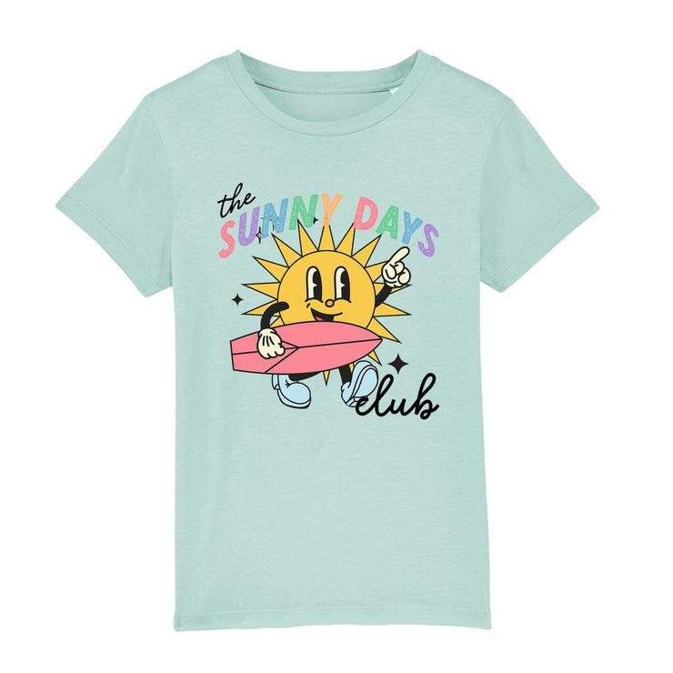 Sunny Days Club kids organic t-shirt