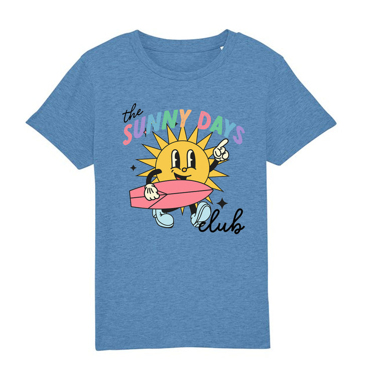 Sunny Days Club kids organic t-shirt