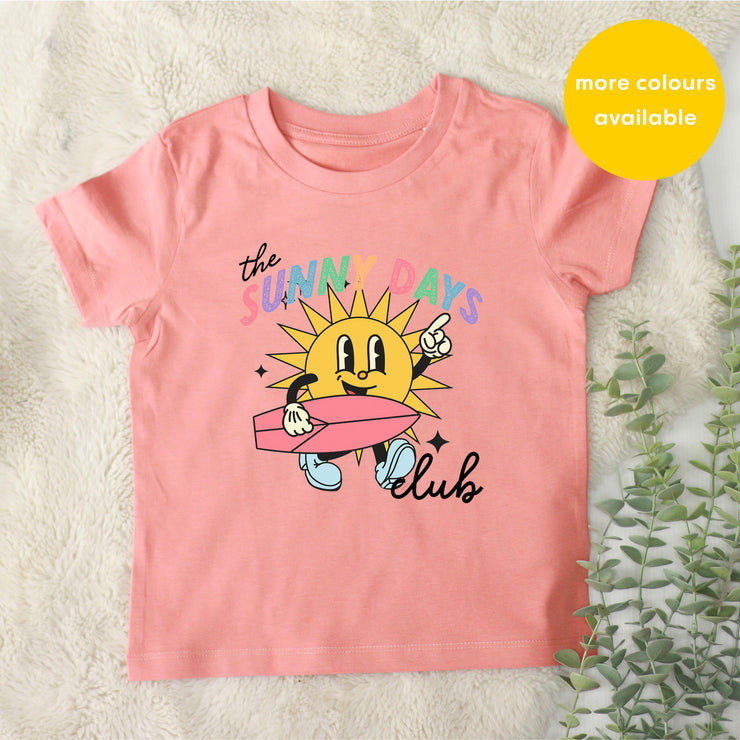 Sunny Days Club kids organic t-shirt