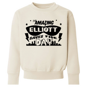 Personalised Super Hero Kids Sweater