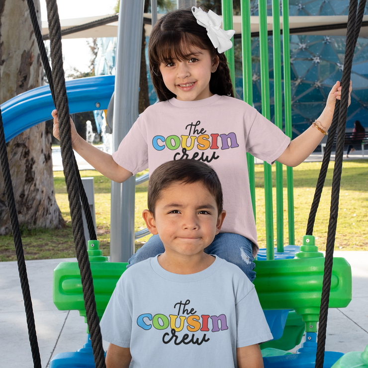 Cousin crew organic T-shirt (baby, kids & adults)