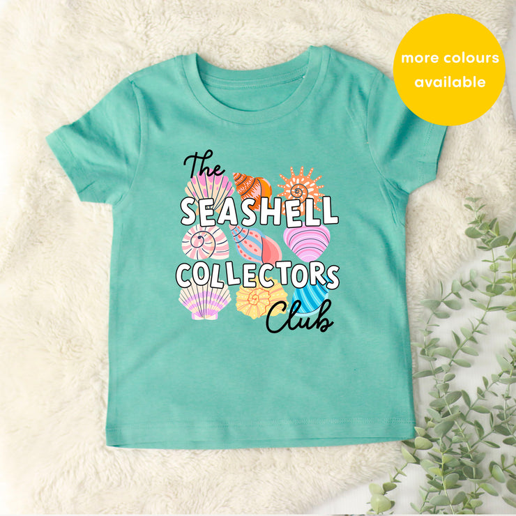 Seashell Collectors Club kids organic t-shirt