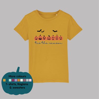 Tis the season pumpkins T-shirt/ Raglan/ Sweater Kids and adults