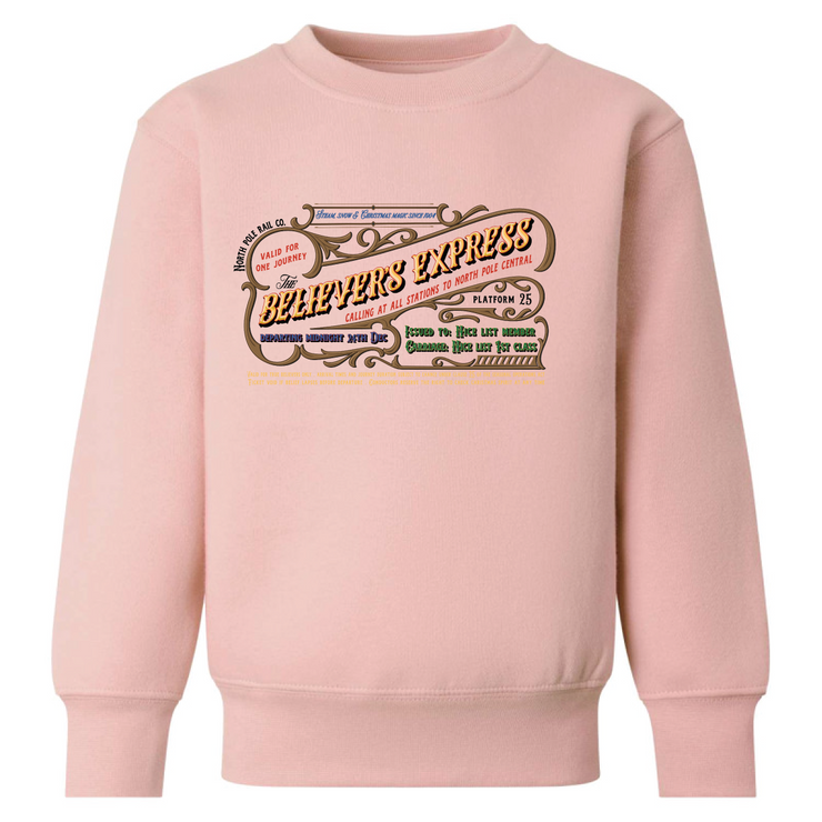 The Believer's Express Sweatshirt (kids & adults)