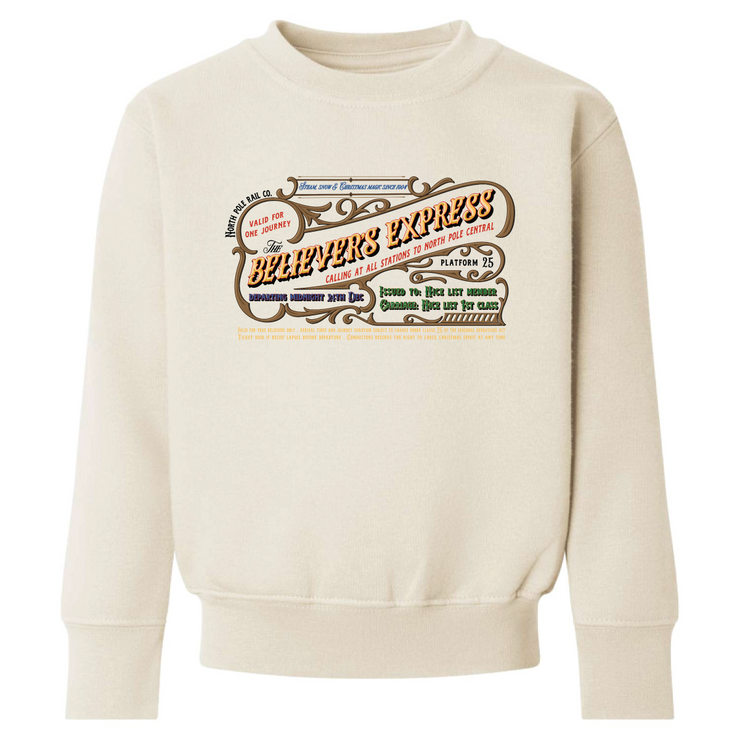The Believer's Express Sweatshirt (kids & adults)