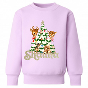 Vintage tree personalised Sweatshirt (kids & adults)