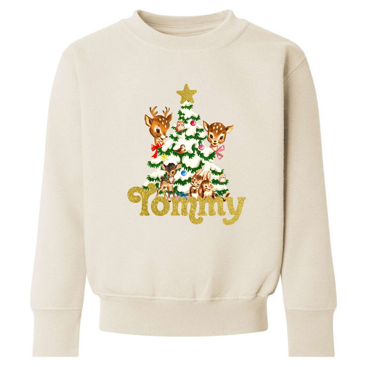 Vintage tree personalised Sweatshirt (kids & adults)