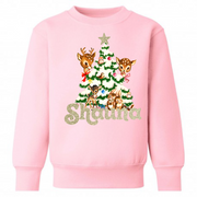 Vintage tree personalised Sweatshirt (kids & adults)