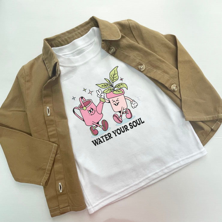 Tenner kids white t-shirt (Any design, printed on front only)
