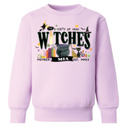 Witches Society (personalised) Kids Halloween Sweatshirt/ Hoodie